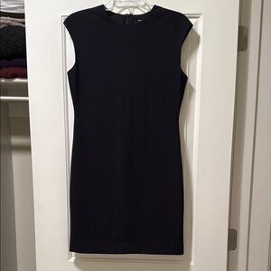 Theory Shift Dress Cap Sleeve In Precision Ponte